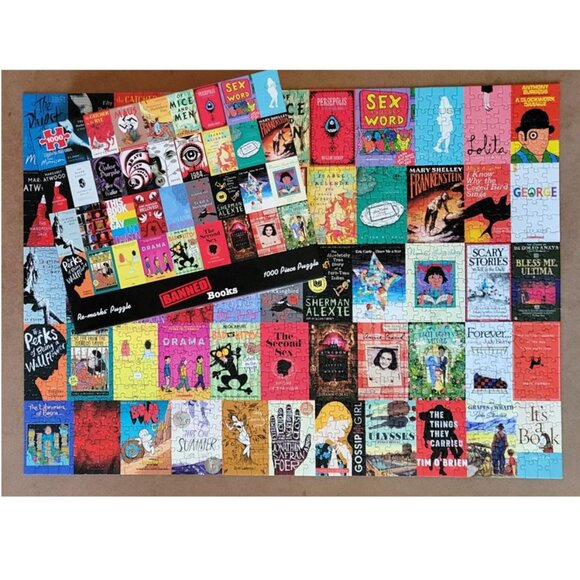 BANNED BOOKS by Re-marks JIGSAW PUZZLE 1000 pieces - Picture 5 of 8